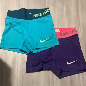 Two Nike Pro shorts! NOT for SALE!